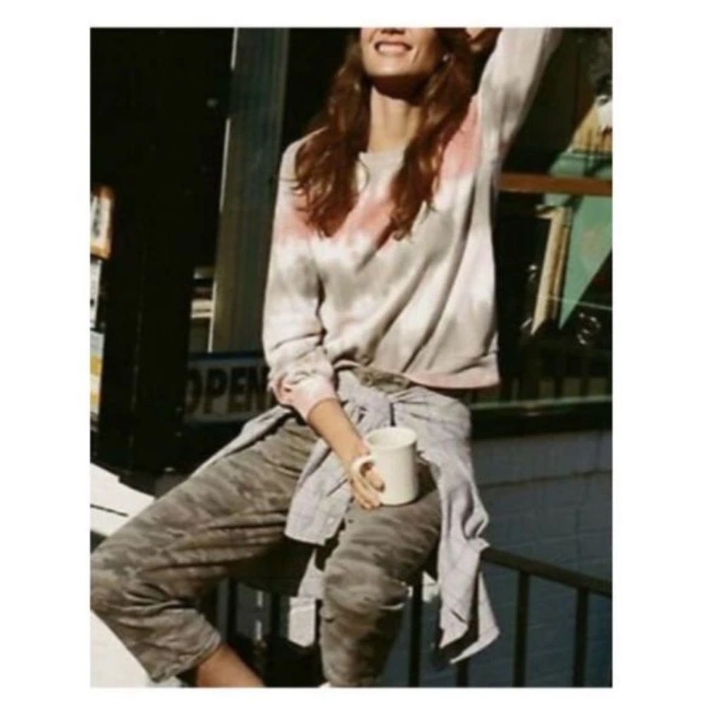Anthropologie Women’s 28 Mavis Utility Camo Crop Pant Embroidered Pocket (32x25)